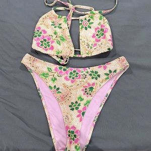 Floral bikini set